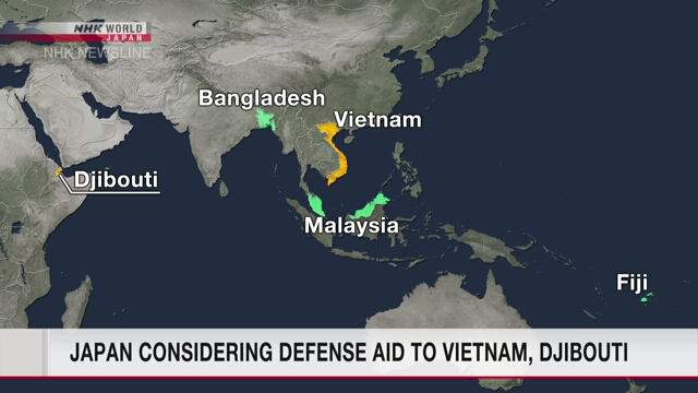 Япония, вероятно, предоставит оборонное оборудование Вьетнаму и Джибути