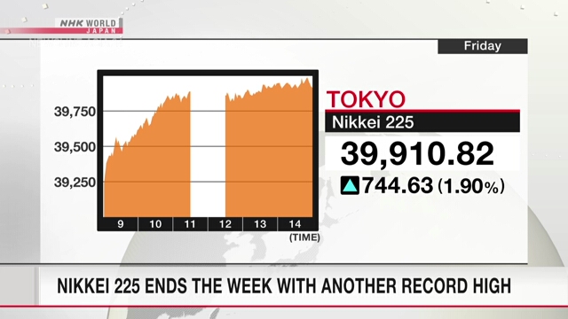 Индекс Nikkei завершает неделю с еще одним рекордным максимумом