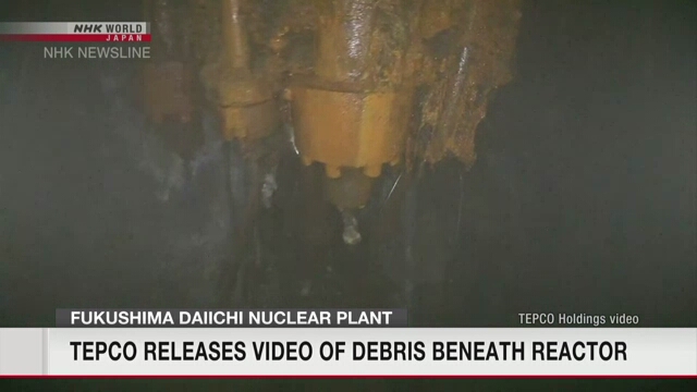 Компания Токио Дэнрёку показала видеокадры крупных повреждений под реактором АЭС «Фукусима дай-ити»