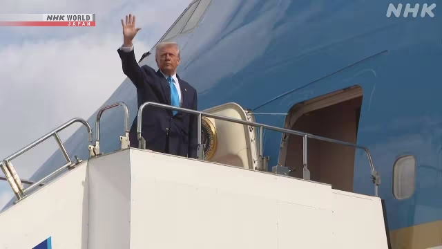 Президент США завершил визит в Японию и направился в Южную Корею