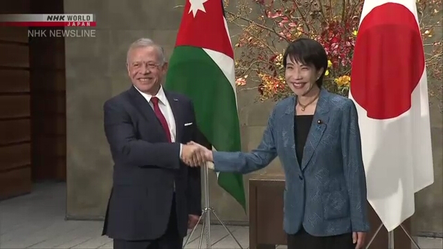 На саммите с королем Иордании премьер-министр Японии пообещала поддерживать сектор Газа