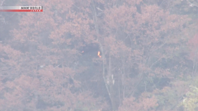 Небольшой самолет разбился в горном районе префектуры Фукуока, погибли 3 человека