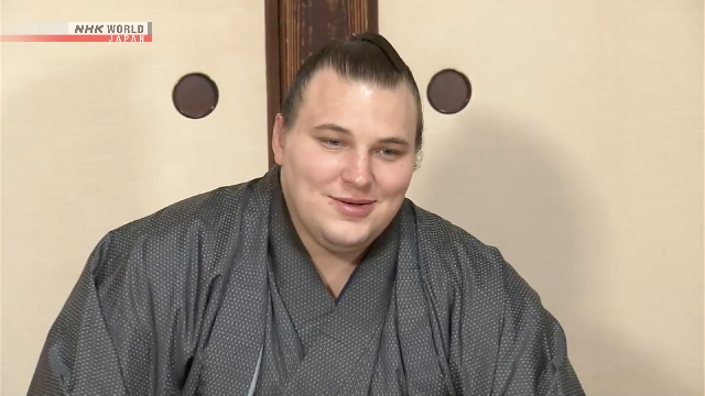 Сумоист Аонисики прокомментировал свою первую победу на Большом турнире