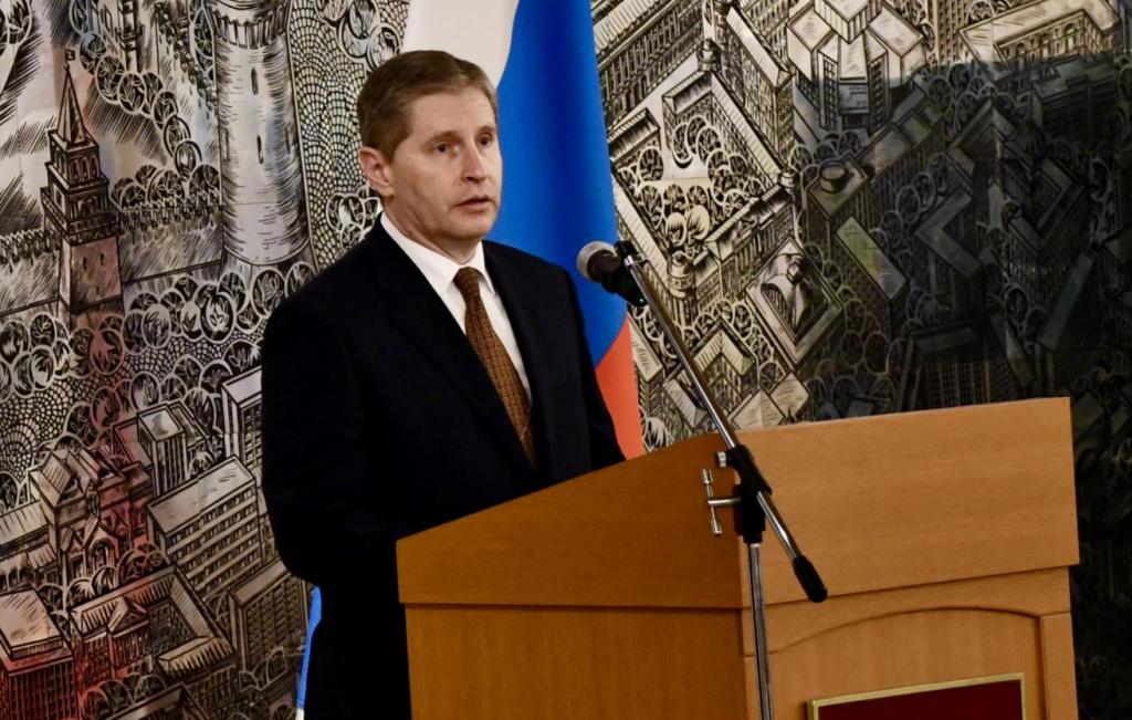 В посольстве России в Токио прошел прием по случаю Дня защитника Отечества