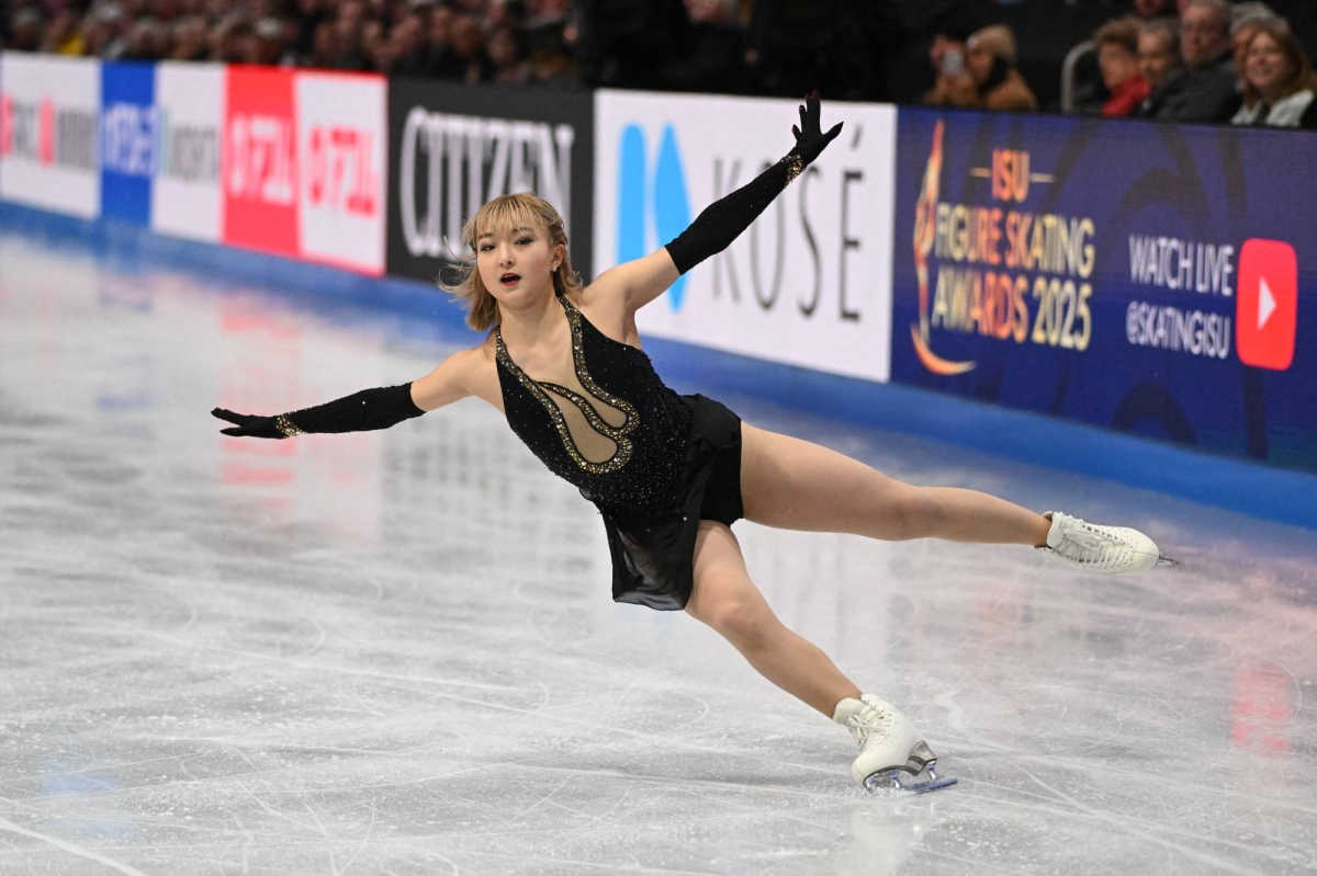 Японка Сакамото выиграла короткую программу на ЧМ по фигурному катанию